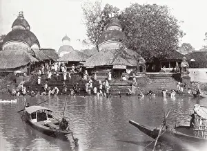 Kali: India - bathing at Kali Ghat, Calcutta