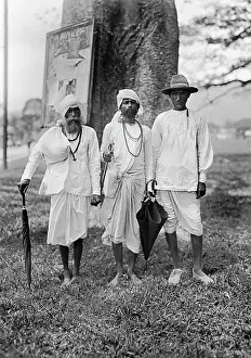 Bevlkerung: India - Hindu Priests around 1910