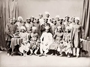 Maharaja: India - a maharaja and his officials