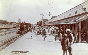 Indore: India - Railway Station at Mhow