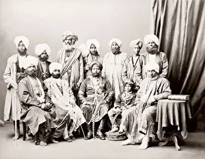 Raja: India - the Raja of Farikdot. 1860s