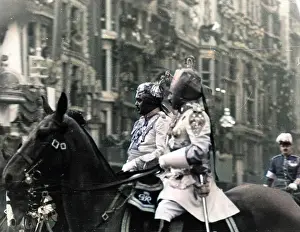 Dignitaries: Indian Cavalrymen at Coronation George VI
