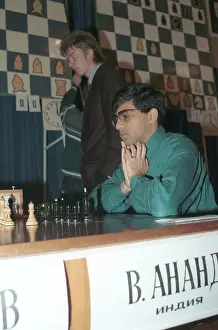 Draw: Indian chess Grandmaster Viswanathan Anand, 1992