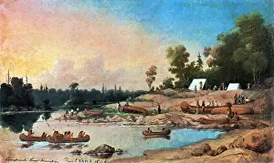 Ethnography: Indian Encampment, Winnipeg River