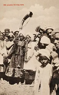 Marital: Indian Hill People blowing horns