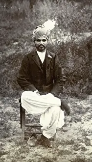 Shoeless: Indian man, shoeless