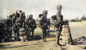 Basrah: Indian soldiers in Basrah during WWI