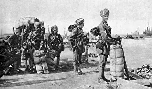 Basrah: Indian soldiers in Basrah during WWI