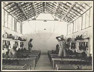 Percy: Indian soldiers inside barracks
