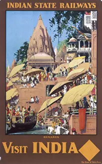 Ganges: Indian State Railways poster