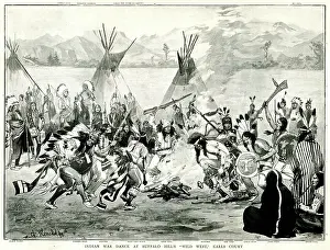 Earls: Indian War Dance at Buffalo Bill's Wild West Show