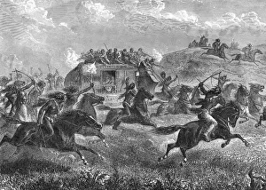 Fargo: INDIANS ATTACK MAIL/1860