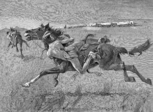 Canters: INDIANS ATTACK WAGONS