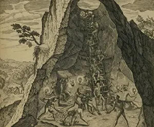 Cerro: HOW THE INDIANS DIG THE GOLD FROM THE MOUNTAINS