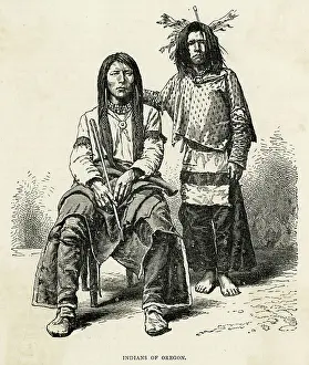 C1860: INDIANS OF OREGON C1860