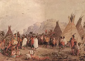 Scalp: Indians Performing Scalp Dance