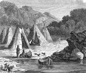 Teepee: Indians in teepees