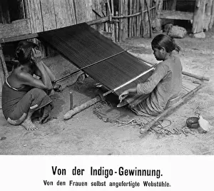 Sumatra: Indigo extraction in Indonesia, 1914