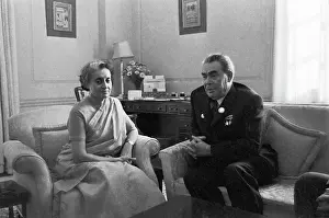 Delhi: Indira Gandi and Leonid Brezhnev, 1973