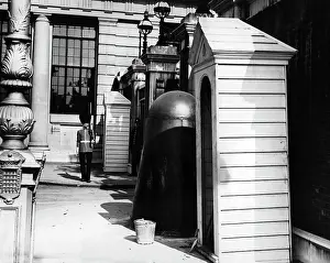 Bodyguard: Individual air raid shelters next to the sentry