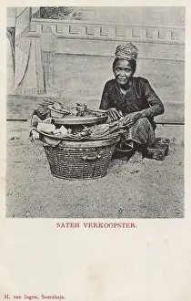 Satay: Indonesia, Java - Street Satay Vendor