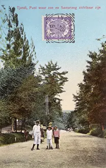 Indonesia, Tjandi - View toward Semerang