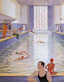Swimmers: Indoor Pool