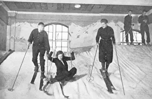 Piste: Indoor ski school at Piccadilly Circus