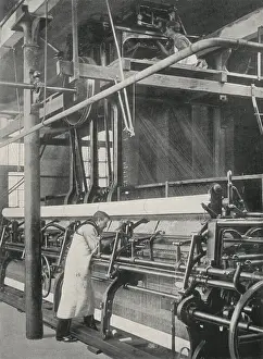 Hurst: Industrial lacemaking machine, Nottingham