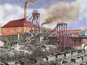 Miner: Industrial Revolution. England. Mining