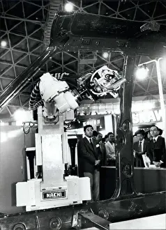 Robots: Industrial robot show in Tokyo, Japan
