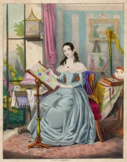 Accomplishments: INDUSTRIOUS YOUNG LADY