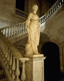 Sceptre: Industry, allegorical sculpture, Barcelona, Spain