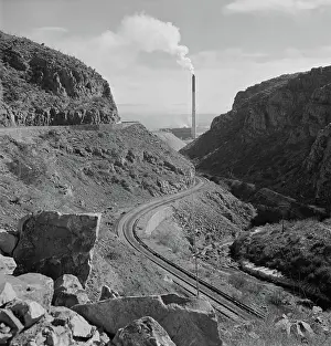 Smokestack: Industry - copper - factory - pollution