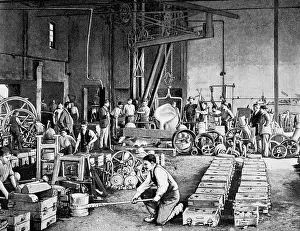 Molitor: industry, Mechanical engineering, iron casting