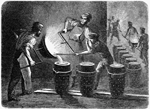 Erfindungen: industry, metal, steel, casting 100 pound shell