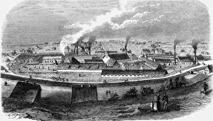 Industrialisation: industry, metall, amalgamation works and smelting
