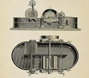 Topview: industry, paper, paper production, ripper machine