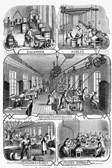 Pencils: industry, stationery, pencils, steps of production