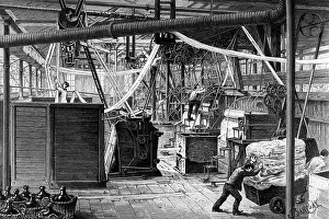 Industrialisation: industry, textile industry, bleaching, Dollfus