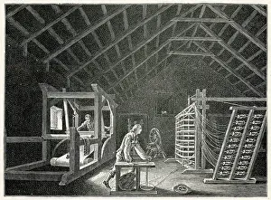 Warping: Industry - Textiles - Linen