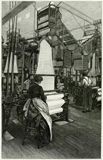 Jacquard: Industry - Textiles - Silk