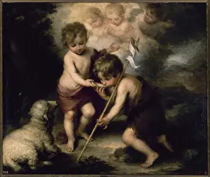 Phrase: The Infant Christ and Saint John the Baptist with a Shell