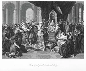 Joash: The infant Joash proclaimed king