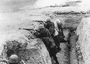 Practicing: Infantry of the Czechoslovak Army, 1938