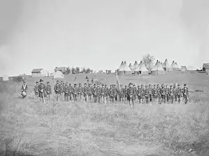 Discipline: Infantry on parade during American Civil War