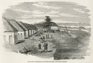 Cawnpore: The infantry parade-ground at Cawnpore, India