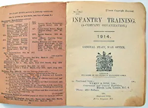 Fetter: Infantry Training (4-Company Organization) 1914