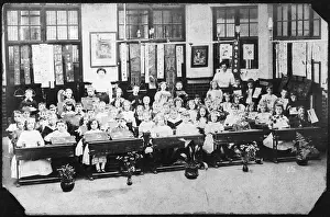 Slates: Infants school classroom, London
