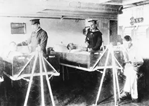 Infirmary: Infirmary of a German battle cruiser, 1904